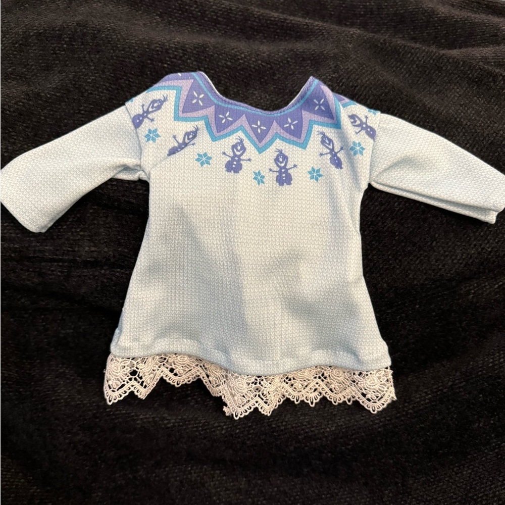 American Girl Size Elsa Dress